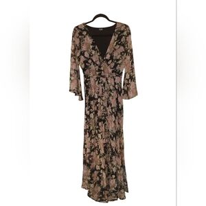 Spy Zone Exchange Floral Maxi Dress Boho, Feminine , Flowy Size M